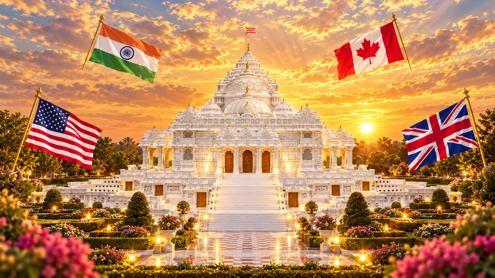Loyadham Mandir Evening View